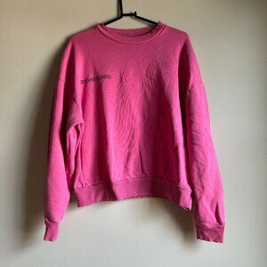 Pangaia - Pink Crew Neck Pullover Made from Recycled and Organic Cotton - Size S